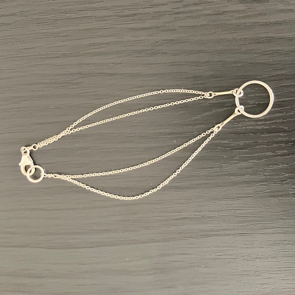 Sterling Silver Double Bracelet - Picture 2 of 3